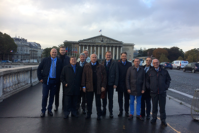 Visite de l'assemblée nationale par les membres du cercle